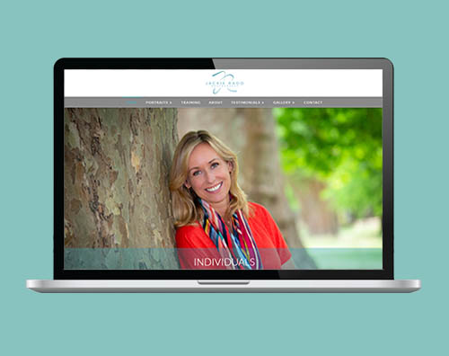 Jackie Rado Photography website built by Kite Web Design